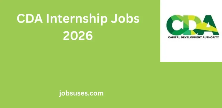 Capital Development Authority CDA Internship Jobs 2026 – Apply Online for a Career-Boosting Start