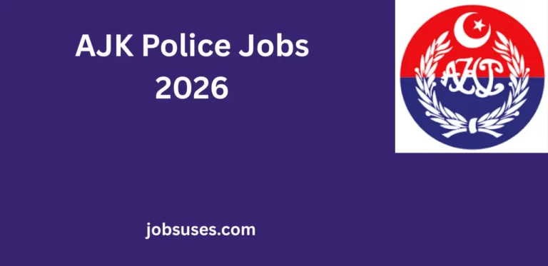 AJK Police Jobs 2026 – Apply Online Now for a Secure Government Career